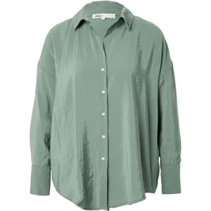 Only - Overhemdblouse - LOOSE SHIRT - Wit - Katoen