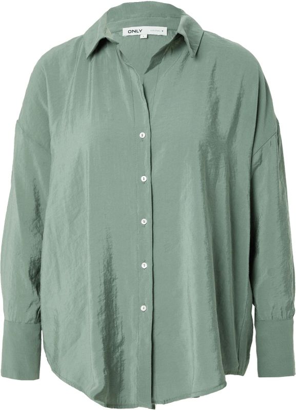 Only - Overhemdblouse - LOOSE SHIRT - Wit - Katoen