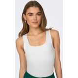 ONLY - Haltertop - Offwhite - Aansluitende Pasvorm - Mouwloos