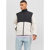 Jack & Jones - Heren Outdoorjas Marvin Fleece Jacket - Zwart - Fleece