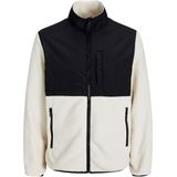 Jack & Jones - Heren Outdoorjas Marvin Fleece Jacket - Zwart - Fleece