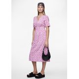 Pieces - Tala - Damesjurk - Viscose - V-hals - Korte Mouw