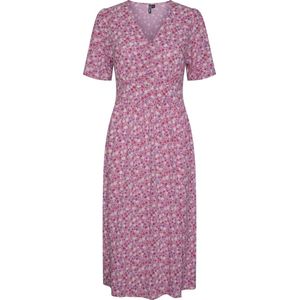 Pieces - Tala - Damesjurk - Viscose - V-hals - Korte Mouw