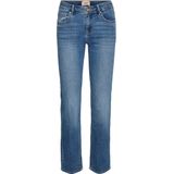 Straight-fit Jeans - Stonewash - Katoen - Mid Rise