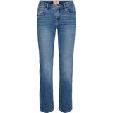 Straight-fit Jeans - Stonewash - Katoen - Mid Rise