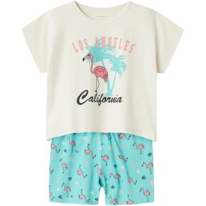 Name It - NKFNIGHTSET - Pyjamaset - Pool Blue - Meisjes