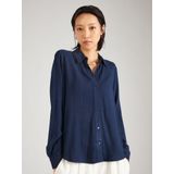 Selected - Viva - Overhemd - Blauw - 85% Viscose, 15% Linnen