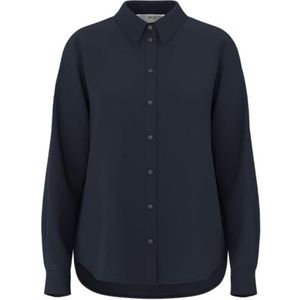 Selected - Viva - Overhemd - Blauw - 85% Viscose, 15% Linnen