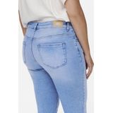 Curve - Skinny Fit Jeans - Blauw - Katoen - Mid Waist