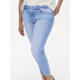 Curve - Skinny Fit Jeans - Mid Waist - Blauw - Katoen