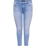 Curve - Skinny Fit Jeans - Mid Waist - Blauw - Katoen