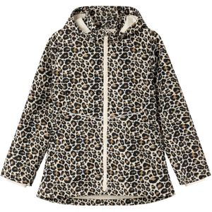 NAME IT - Jas - Groen - Geweven Stof - Afneembare Capuchon - Polyester Voering