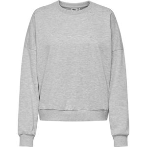 Only Trui Onlfave O-neck Swt 15321400 Light Grey Melange Dames