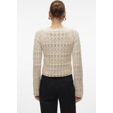 Vero Moda - New Fabienne - Pullover - Groen - 60% Katoen, 40% Acryl