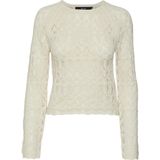 Vero Moda - New Fabienne - Pullover - Groen - 60% Katoen, 40% Acryl