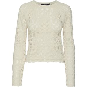 Vero Moda - New Fabienne - Pullover - Groen - 60% Katoen, 40% Acryl