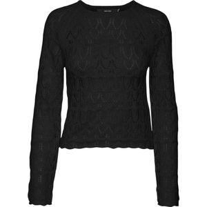 Vero Moda - New Fabienne - Gebreide Pullover - Groen - 60% Katoen, 40% Acryl