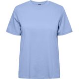 Pieces - Pcria Ss Fold Up Solid Tee Jrs Noos Bc - Dames - t-Shirts