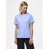 Pieces - Pcria Ss Fold Up Solid Tee Jrs Noos Bc - Dames - t-Shirts