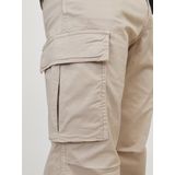 JACK & JONES Ace Tucker Cargoa loose fit - heren cargo broek - zilvergrijs