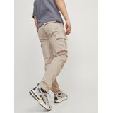 JACK & JONES Ace Tucker Cargoa loose fit - heren cargo broek - zilvergrijs
