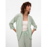 Vero Moda Kurzblazer VMJESMILO 3/4 LOOSE BLAZER WVN GA NOOS mit Leinen