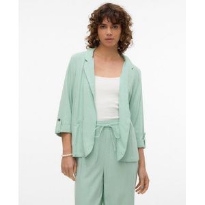 Blazer - Blauw - 55% LENZING™ ECOVERO™ Viscose 45% Linnen