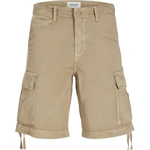 Cargo Shorts - Groen - Twill - Relaxed Fit