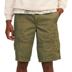 Cargoshorts - Katoen - Relaxed Fit - V/W Patroon - Cargotassen