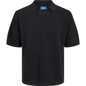 Jack Jones - Jorlinen Blend Knit Ss Polo Sn - Heren - Gebreide Truien