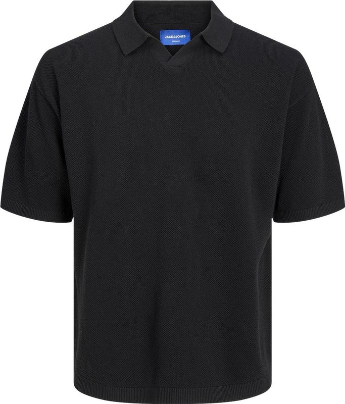 Jack Jones - Jorlinen Blend Knit Ss Polo Sn - Heren - Gebreide Truien