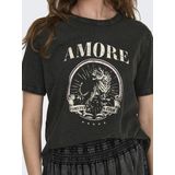 Jdy - Jdyfarock Elina s s Print Top Jrs - Dames - t-Shirts