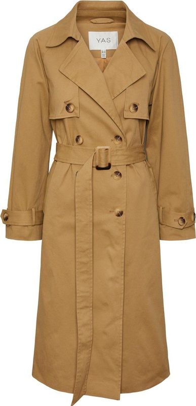 YAS - Teronimo - Trenchcoat - Zwart - Polyester
