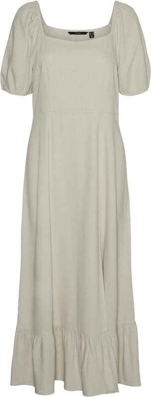 VERO MODA - MY MILO - Jurk - Stone Grey - 7/8 Lengte