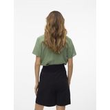 Blouse - Gevoerde Zoom - Effen - Viscose - Kwartmouw