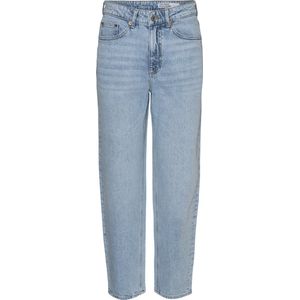 Mom - Jeans - Blauw - Katoen - Hoge Taille - Mom Fit