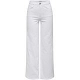 ONLY high waist wide leg jeans wit