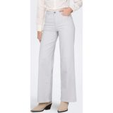 Only Wijde Jeans ONLMADISON - Kleur White - Hoog Taillehoogte