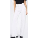 Only Wijde Jeans ONLMADISON - Kleur White - Hoog Taillehoogte