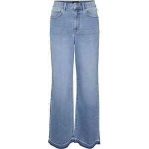 Vero Moda - Vmkathy Hr Loose Wide Fold Down j Vi3371 - Dames - Jeans