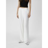 Object - Sanne Aline Wide Leg Fit - Broek - Wit - Regular Fit