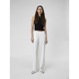 Object - Sanne Aline Wide Leg Fit - Broek - Wit - Regular Fit