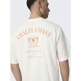 MILO - T-shirt - Gevoerd - Jersey - Ronde Hals - Tekst Print