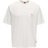 MILO - T-shirt - Gevoerd - Jersey - Ronde Hals - Tekst Print