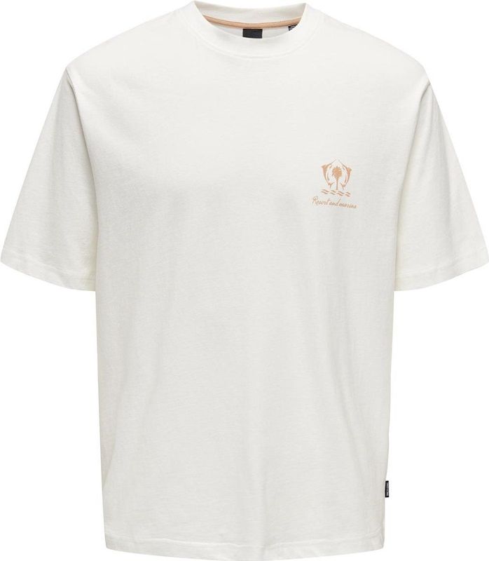 MILO - T-shirt - Gevoerd - Jersey - Ronde Hals - Tekst Print