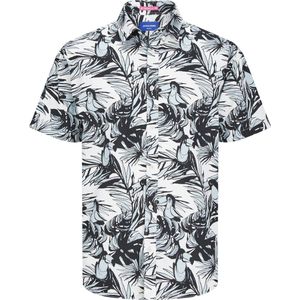 Shirt - Lichtblauw - Katoen - Korte Mouwen - Relaxed Fit