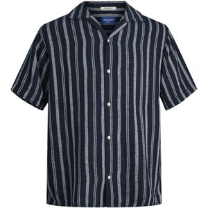 Overhemd - Lichtblauw - Katoen - Korte Mouwen - Relaxed Fit