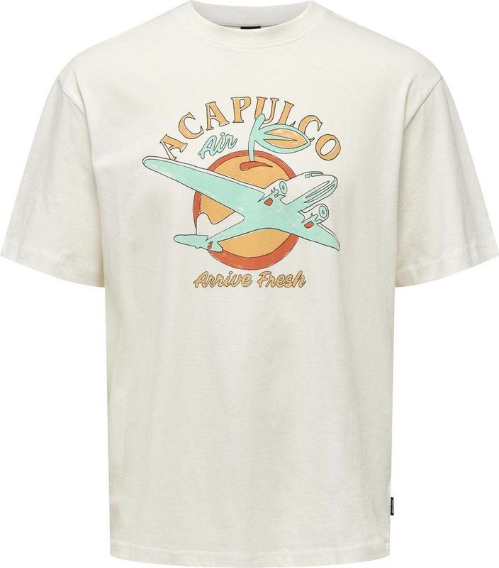 Onsmonte - T-shirts - O-hals - Korte Mouwen - Relaxed Fit