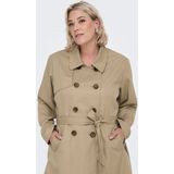 Carvalerie - Jas - Kort - Gespreide Kraag - Knoopsluiting - Voorzakken - Riem in de Taille