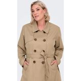 Carvalerie - Jas - Kort - Gespreide Kraag - Knoopsluiting - Voorzakken - Riem in de Taille